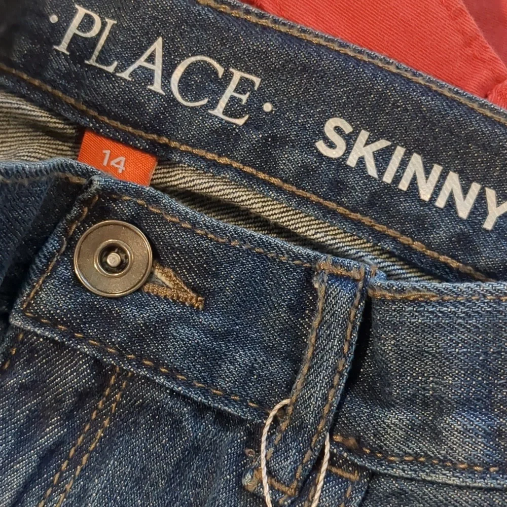 The Children's Place 2 Pack Red and Blue Girls Jeans size 14